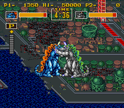 King of the Monsters (Japan) In game screenshot